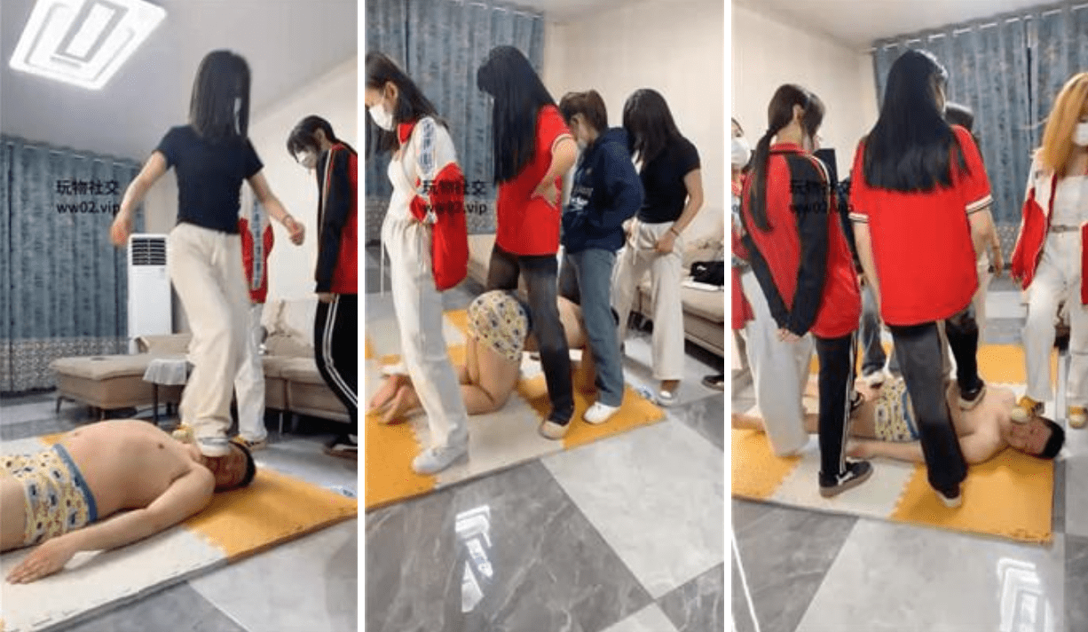 精神小妹 | 超多名学生素人/全体重跳踩/超臭原味辱