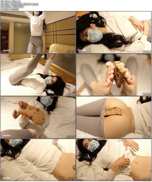 ROSI写真视频 | 瑜伽裤玉足喂食-视频截图