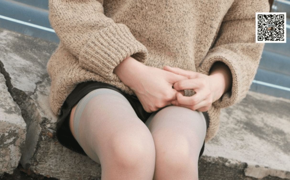 MussGirl | Schoolgirl Series Grey Silk Stockings