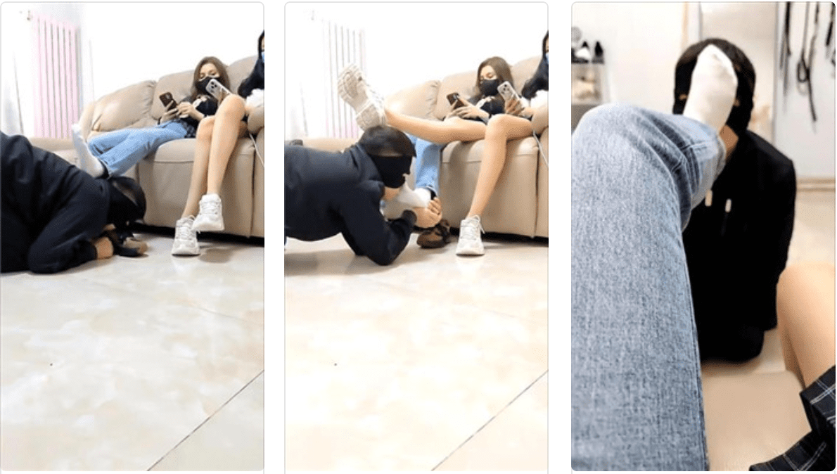 Wenwenwen | A pair of amateur S dirty shoes original cotton socks trampled three-view version