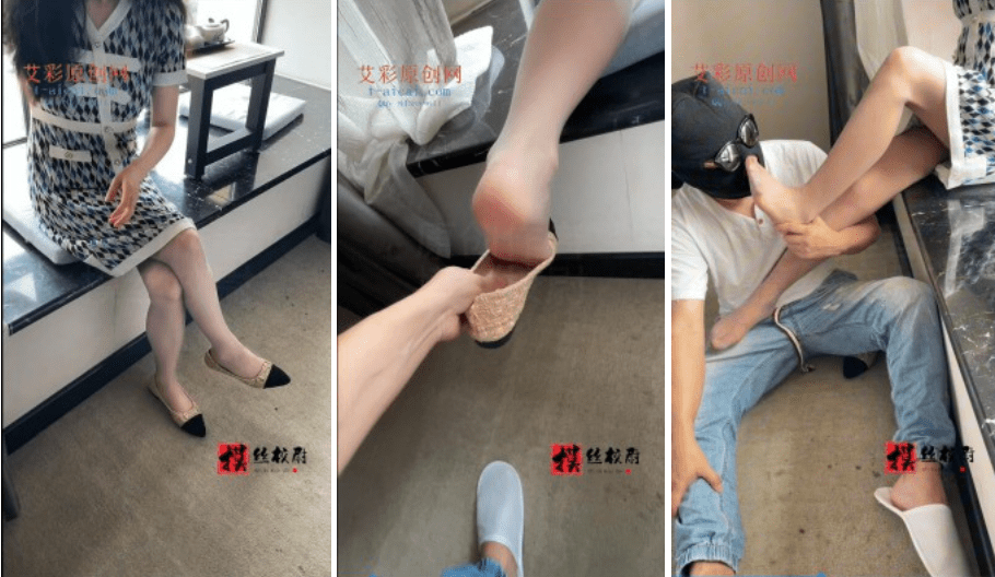摸丝校尉 | 撕开嫩妹的丝袜疯狂舔舐玉足