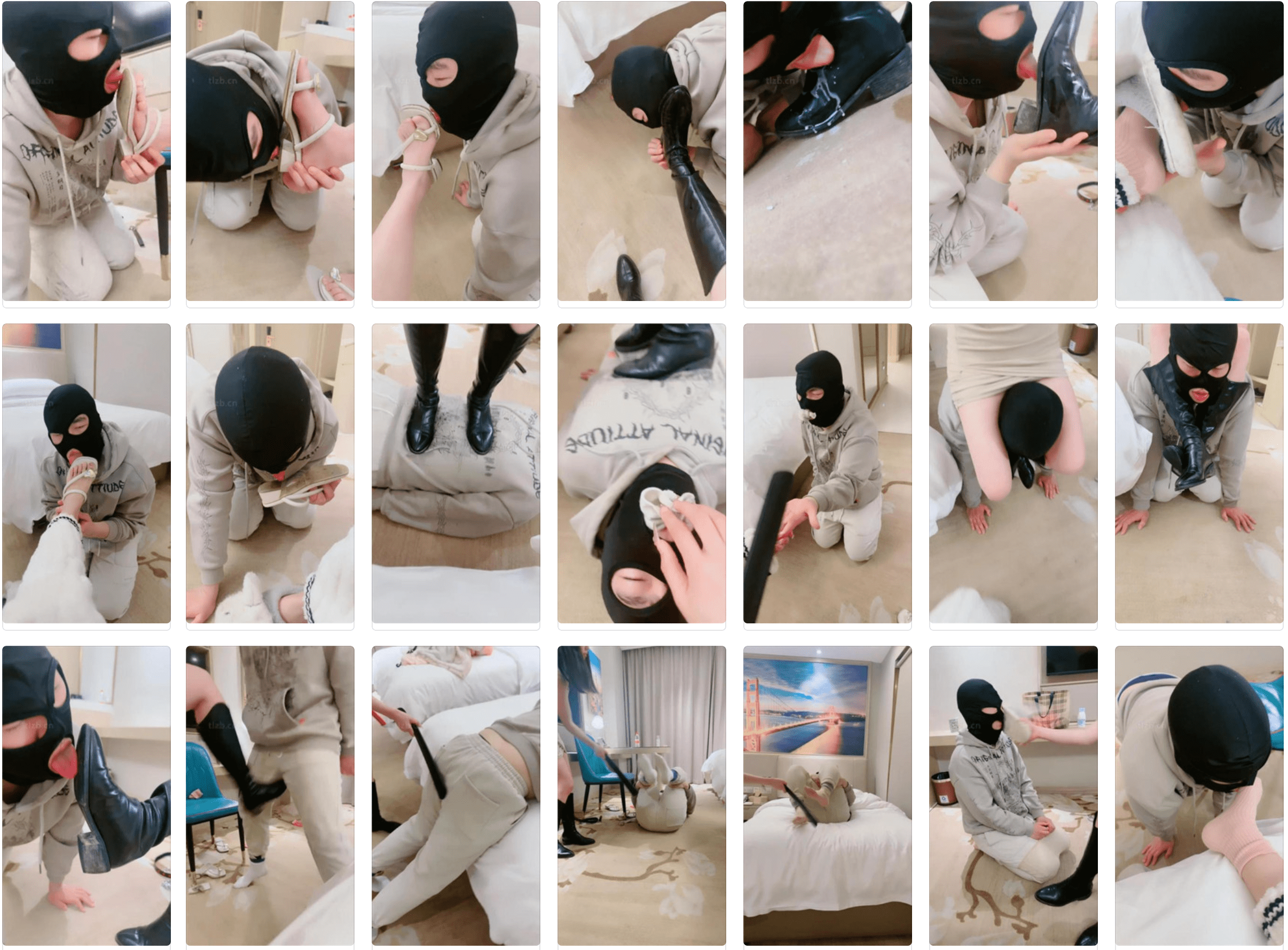 薯条 | 双S狗舌清理超脏鞋底/踩踏/白袜堵嘴/骑脖胯下辱