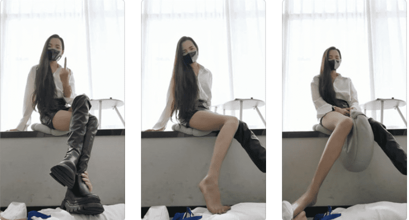 Pipi S | The goddess teacher in flesh-colored long boots educates the student Wang