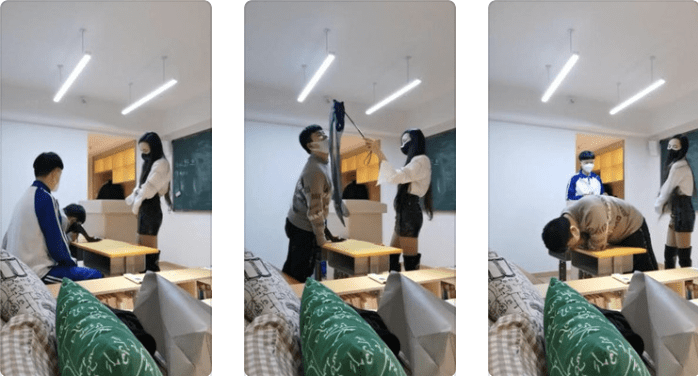皮皮 | 长靴老师惩罚不听话狗学生