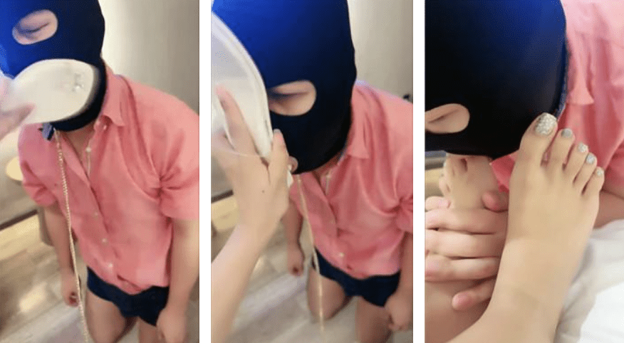 腓腓 | 跪舔脏拖鞋/踩踏地毯奴