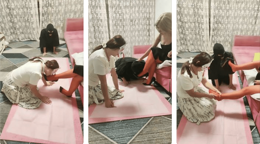 沫嫣 | 女奴带弟弟入圈受虐 双视角完整版
