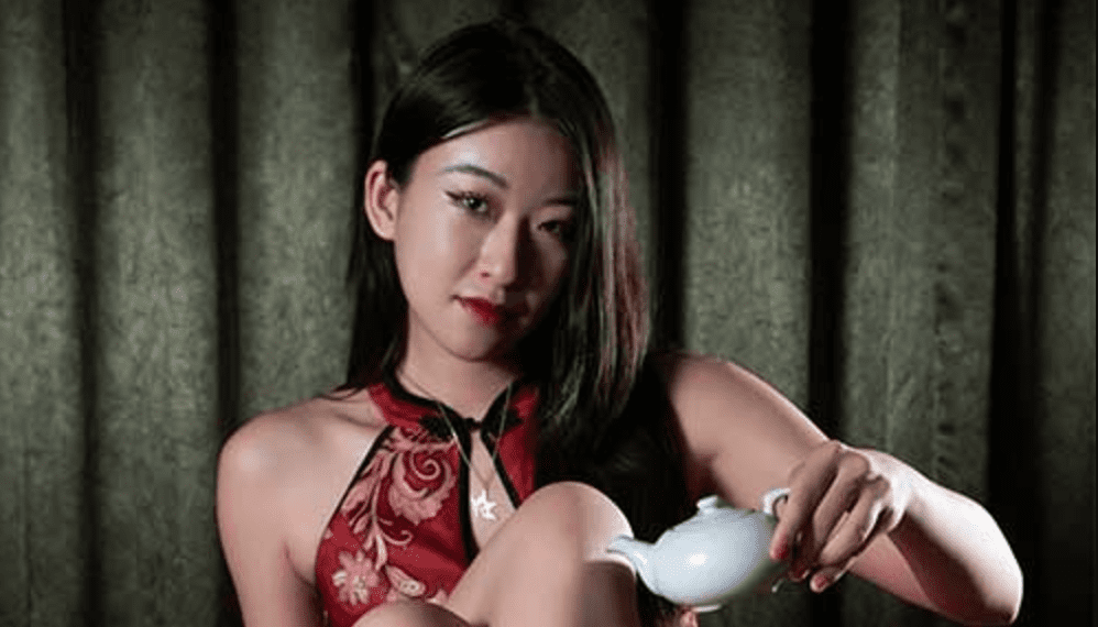 Ligui丽柜 | 丝茶雅韵 Sabrina丝足茶艺写真
