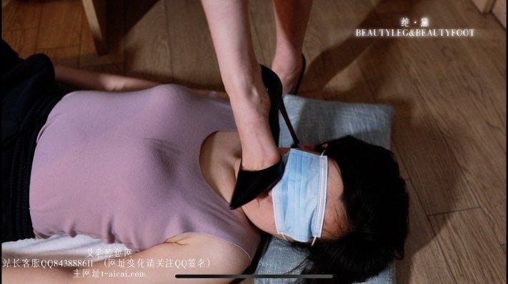 绝黛 | 艾琳175爆踩大奶女奴 GD017