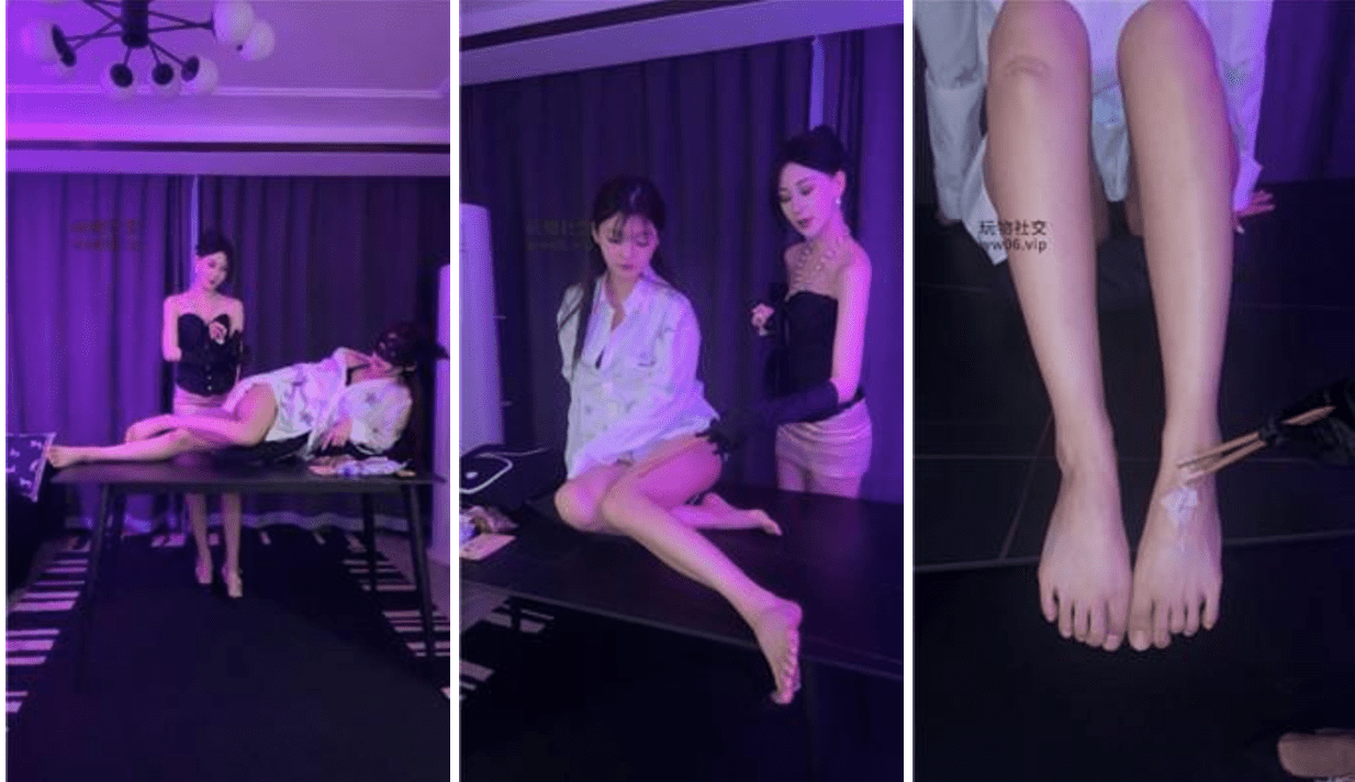 04-D | 带女奴虐狗/喂咀嚼物/舔美腿酸奶/喂浓痰口水