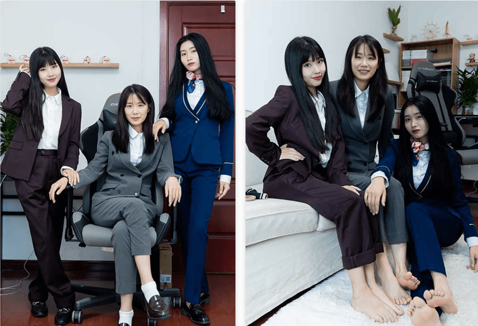 物恋传媒 | 菜菜&米米&绒绒 三女写真之我们的秘密(带视频)-视频截图