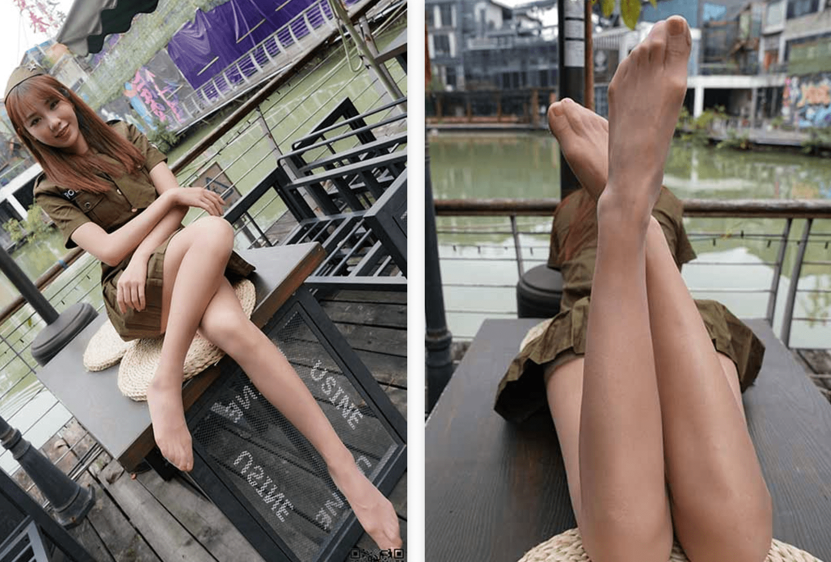 MussGirl慕丝女郎 | 尧子的军装风格丝足-视频截图