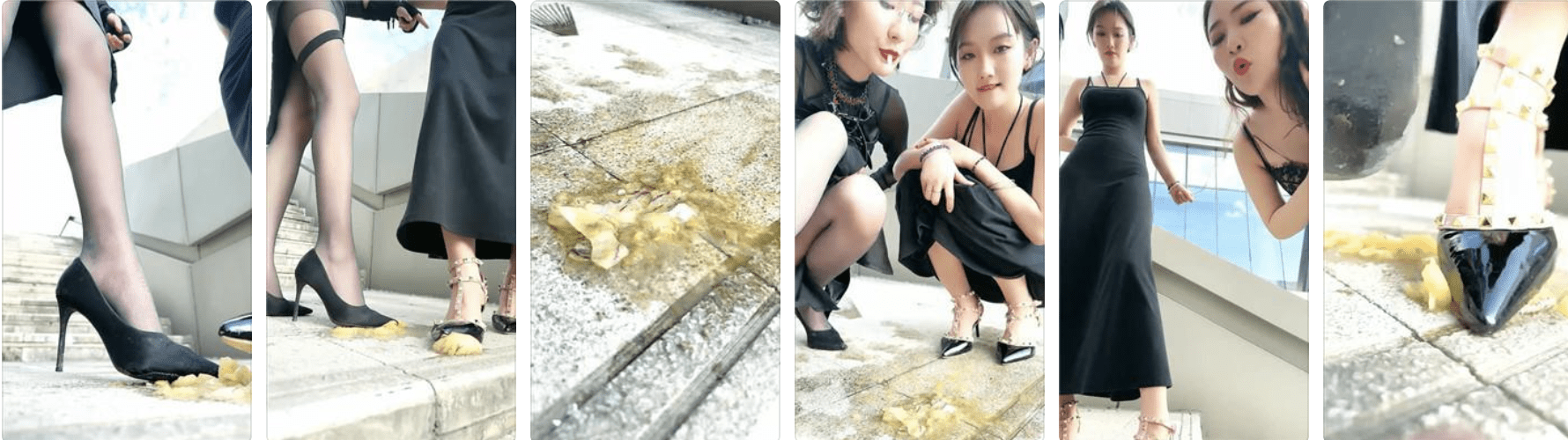 有希子 | 双S户外狗视角/踩踏喂食/口水-视频截图
