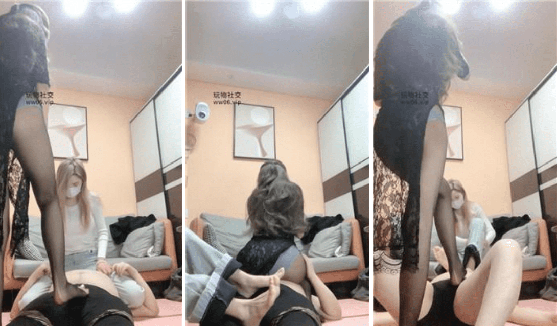 鹿可 | 双S牛仔裤长裙/坐脸窒息/踩踏胯下辱 双视角版