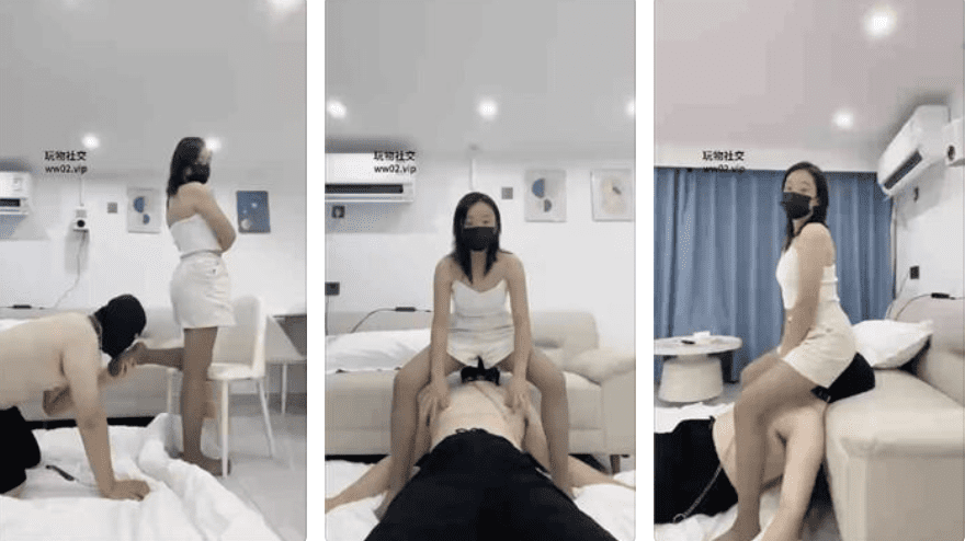 不動産素人 |ご褒美聖水/犬乗り這いずり/ひざまずきストッキング足舐め/足口挿入/顔面騎乗と乳房虐待唾液