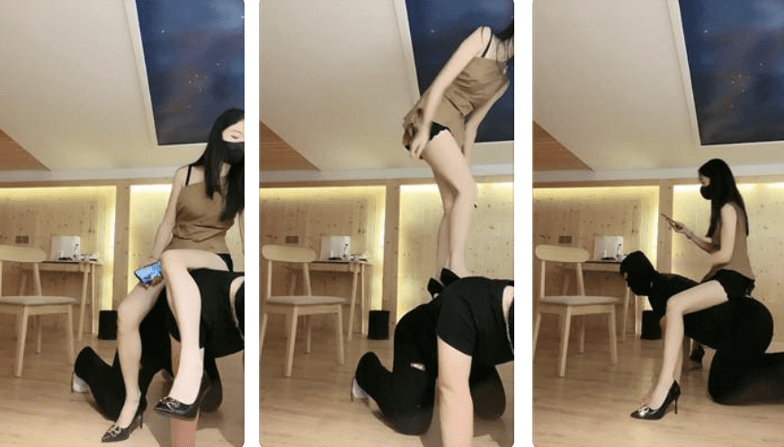 Linda | Mouth stuffing with white socks/slapping/leg twisting and trampling