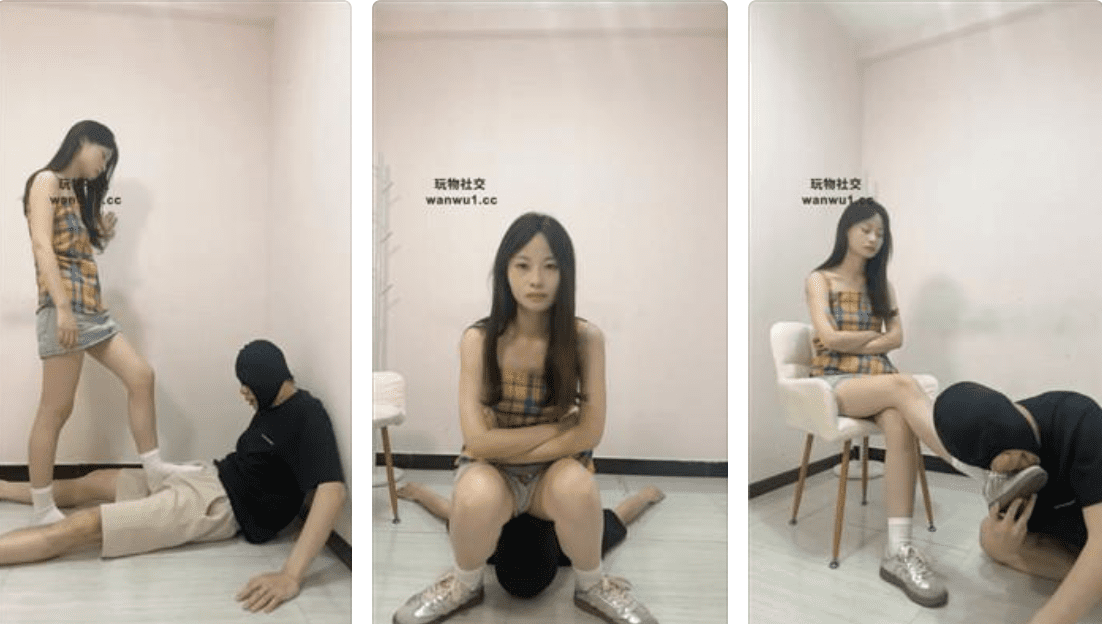 狗哥 | 脏脏鞋白袜踩地毯奴/坐脸窒息