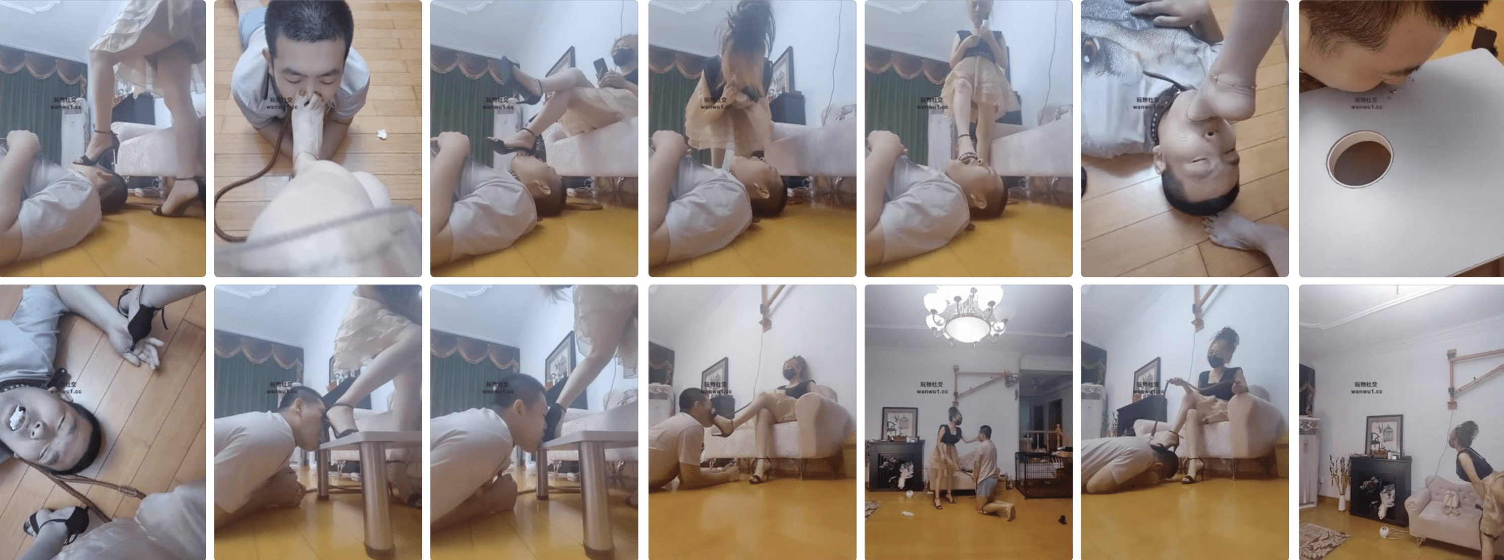 魔鬼天使 | 高跟凉鞋驯化厕奴-视频截图