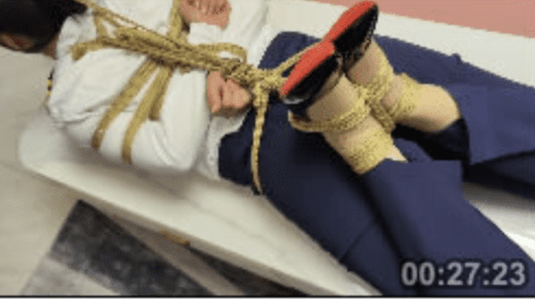 Original by Li Daxia | The story of rope model Liu Na: Japanese style four horses