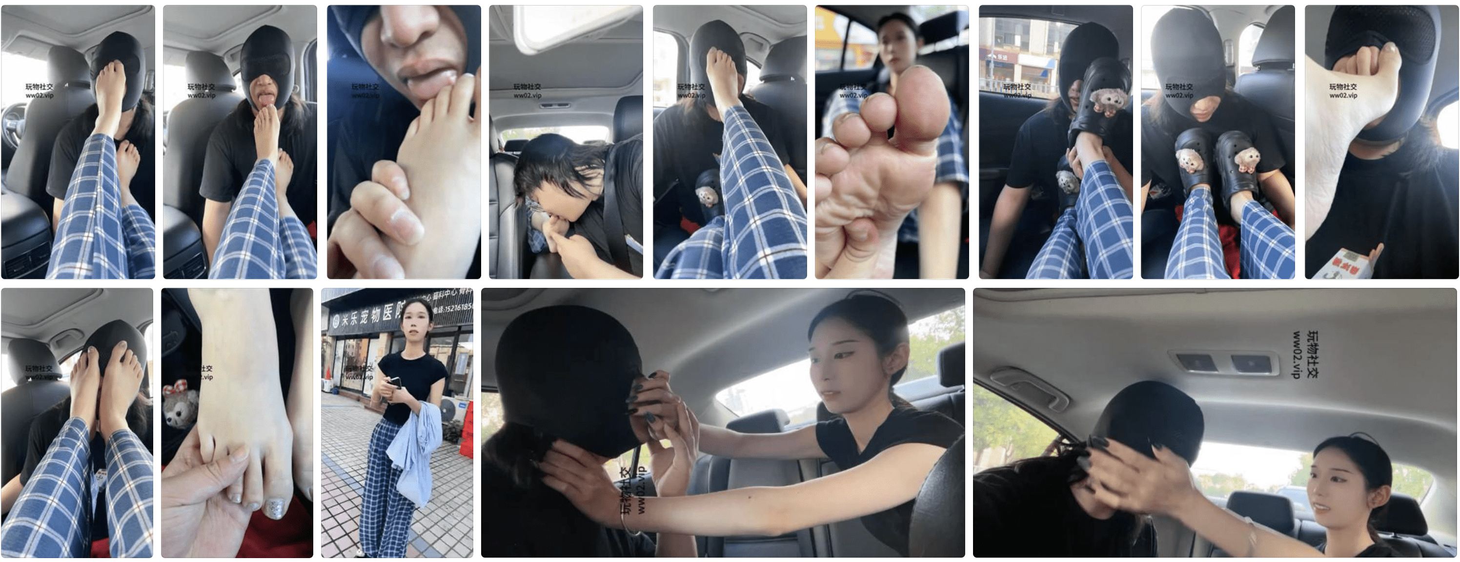素人挖掘机 | 开发素人小姐姐玉足蹂躏-细节图