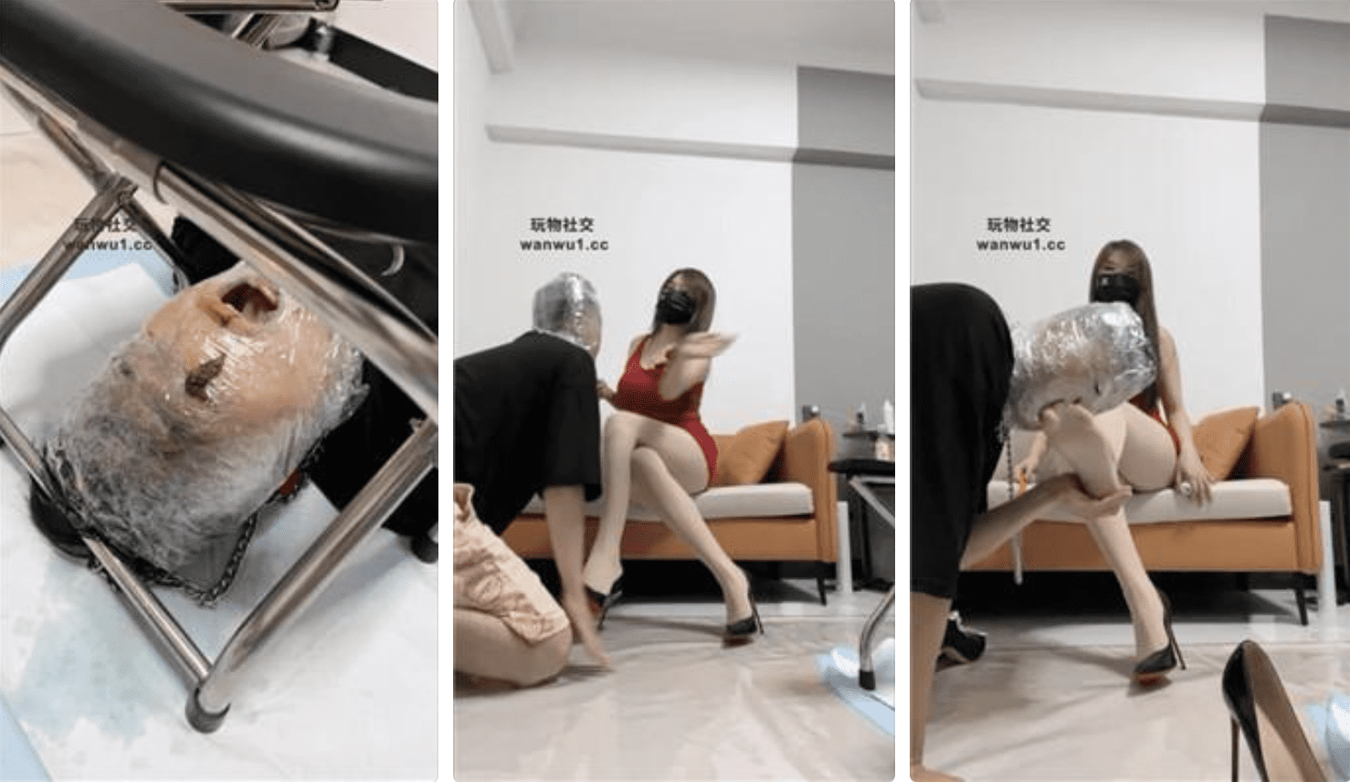スイートハートリーダー | ひざまずいてハイヒールとセクシーな脚を舐める