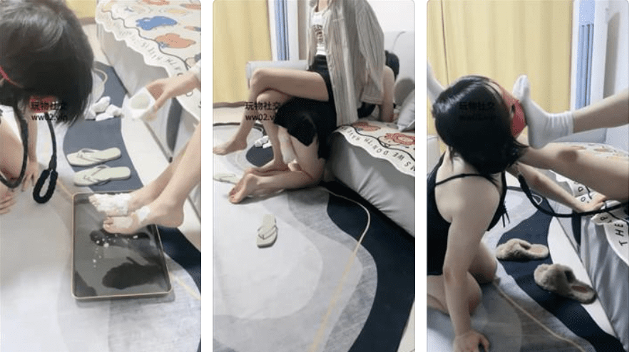 司黎里 | 白袜美腿玩虐下贱闺蜜犬