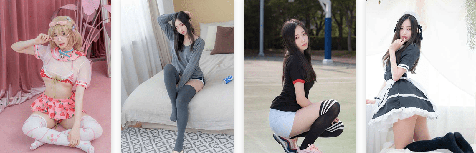 SaintPhotoLife | Bambi - Over knee socks 过膝袜合集-视频截图