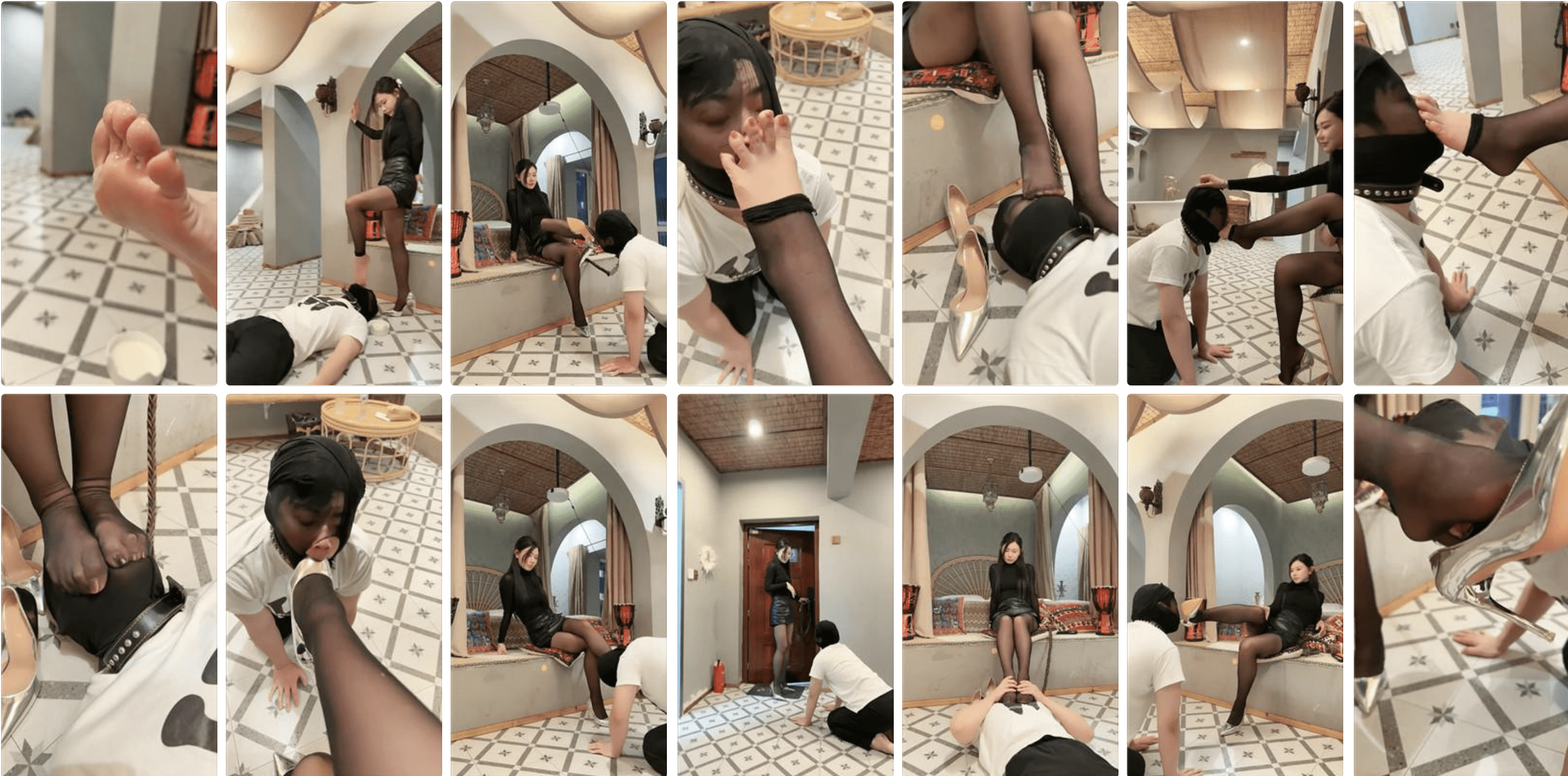 妮可 | 绿帽下跪等女友约会回家伺候-视频截图