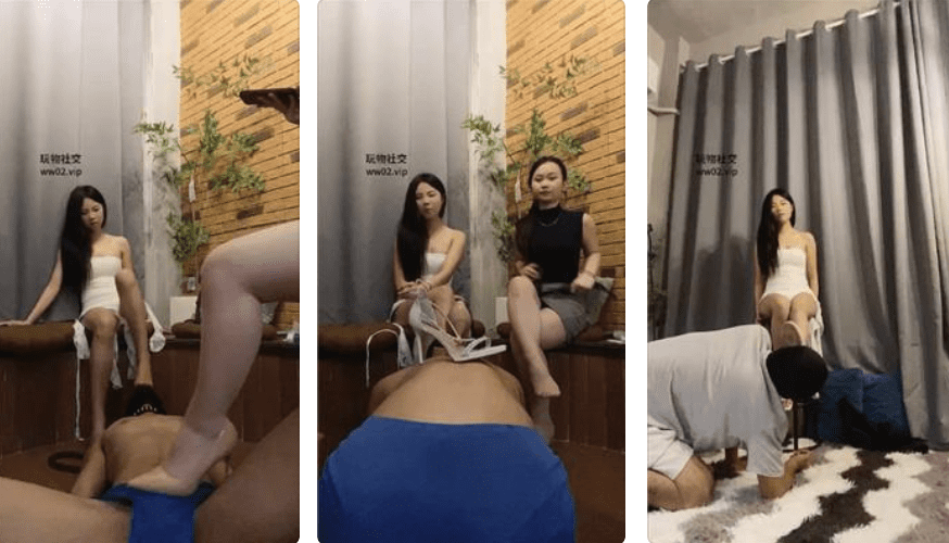 梓晴S | 双S长腿车模高跟踩虐地毯奴 双视角版