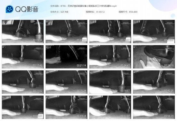 SYK无意识 | 情侣粗跟长靴小姐姐踩手三次察觉险翻车