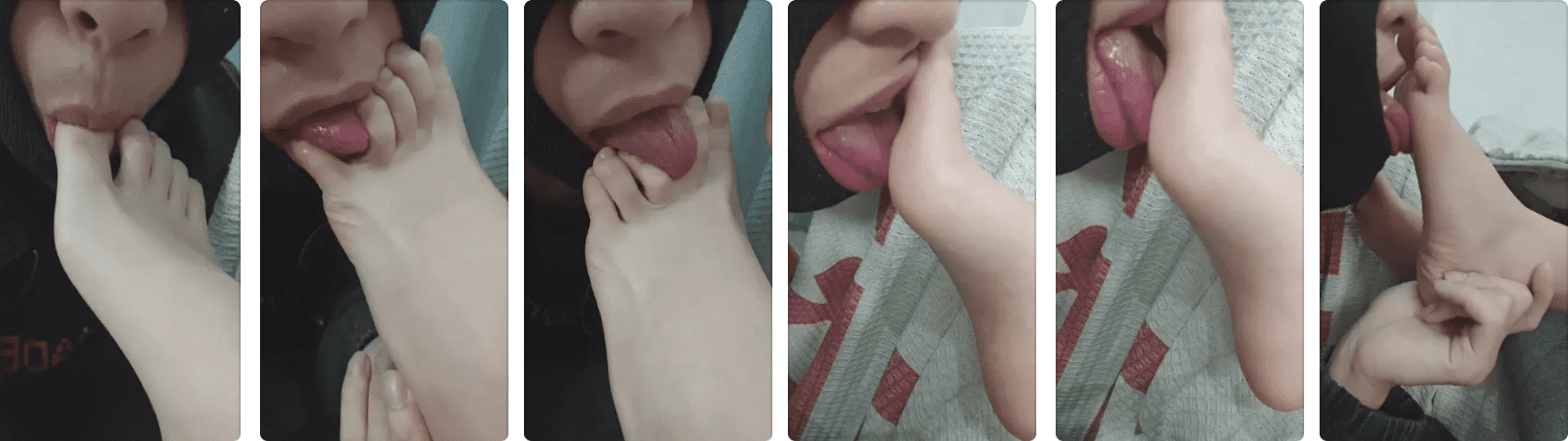 超美小缘 | 舔脚沉浸式偷舔恋足-视频截图