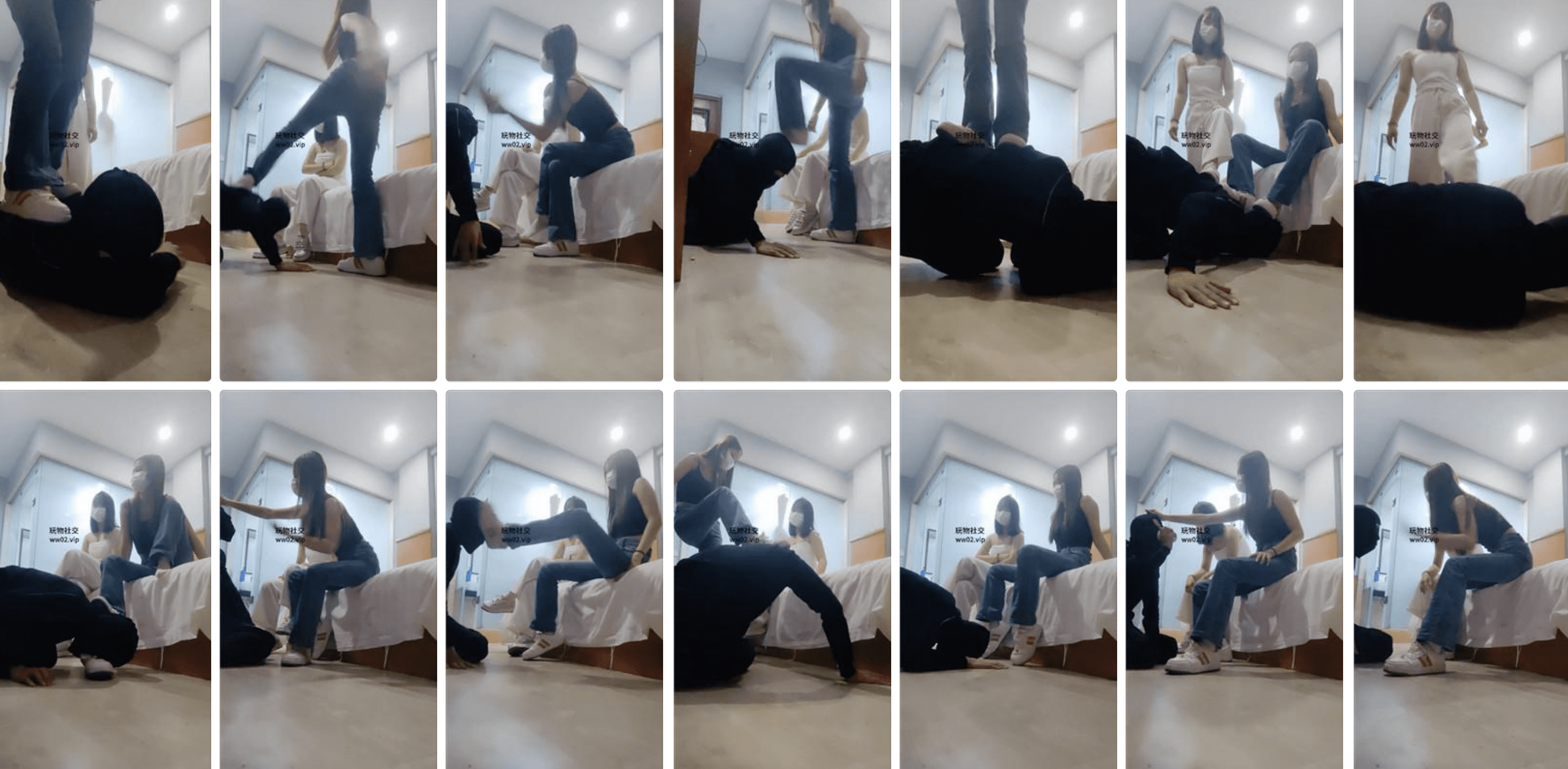 女生也能很暴力 | 双S学生主脏鞋白袜暴力虐打-视频截图