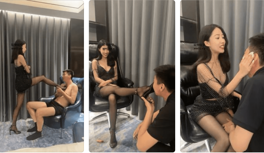 04情侣主 | 女总裁黑丝高跟美腿虐杀