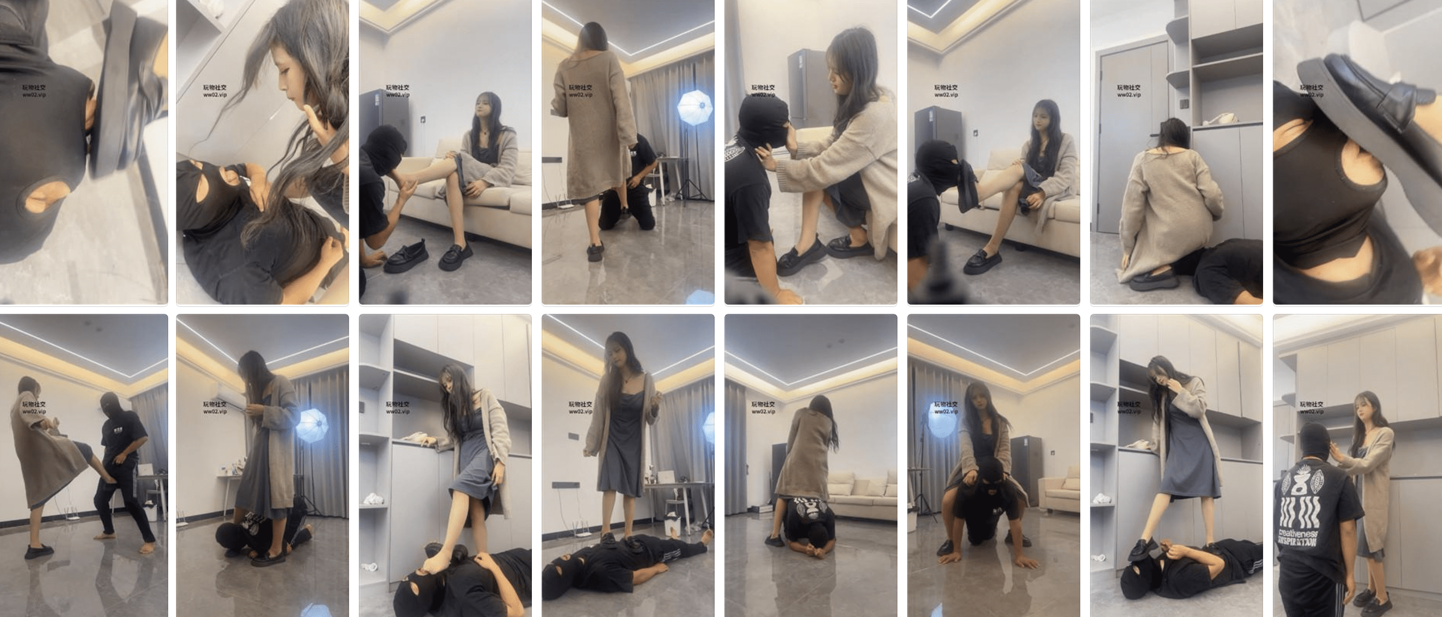白鹭 | 臭脚狂舔/骑马狗爬/全体重踩踏-视频截图