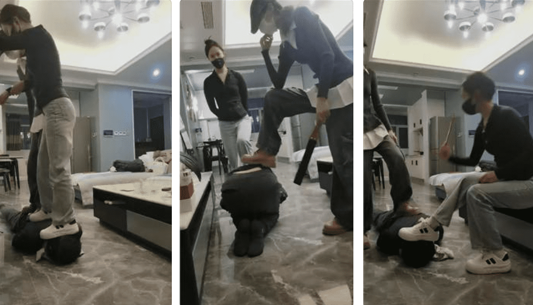 DO猫 | 双S舔不干净鞋子被暴揍 三视角版