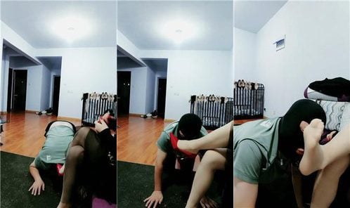 瑞希 | 犬のリード散歩、赤いハイヒール、肉を踏む、シルクストッキング、口に栓をする、鏡の前で乗る、フルバージョン