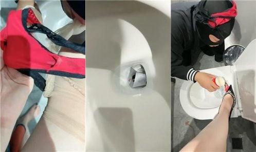 Anzhu | 階段でハイヒールとストッキングを履いて家族全員を舐める 肖像画を舐める屈辱 トイレを舐めるご褒美の聖水
