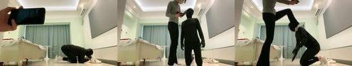 念轩 | 舔脏运动鞋 腿绞 裸足踩踏 闻白袜 骑马踢踹