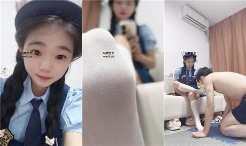 Tinglan | Lolita S leather shoes white socks trample holy water shower
