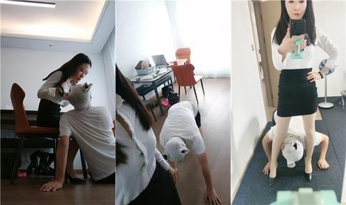 江南 |ホワイトカラーのS級ハイヒール美脚が部下を誘惑