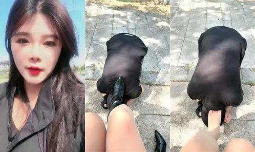 Xinxin | Outdoor public candid photos