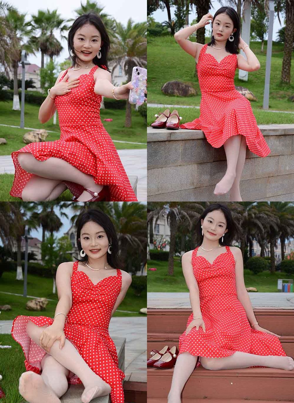 初夏女神 | 258期 双双 港式装扮 出发点是好的 拍一期港风小姐姐嘞 带视频 带视频-视频截图