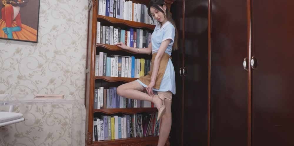 Video | AF 284 Caibao Maid outfit flesh-colored high heels Part 1 30min with video