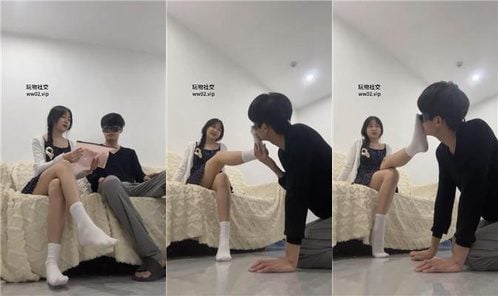 甜恬 | 捆绑哥哥用白袜脚虐它