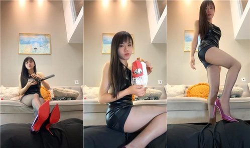 伊晨 | 性感女神 高跟黑丝踩踏