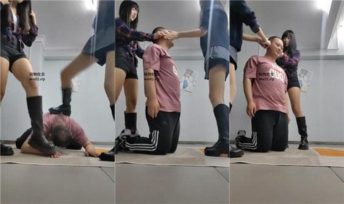 Ayang | Double S, ear pulling, slapping, long boots trampling