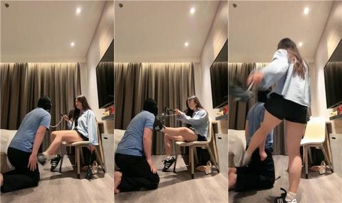 子溪師匠 |ひざまずいて汚れた靴を舐め、白い綿の靴下を履き、顔に座って窒息させ、聖水を授ける