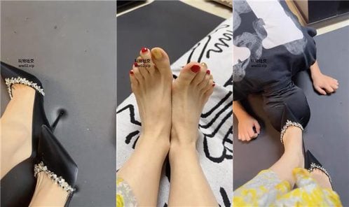 An An sama | Jade feet licking high heels full body trampling