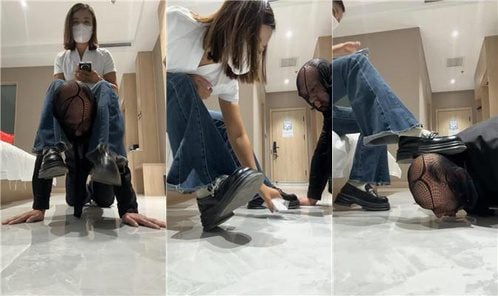 晓雅 | 喝刷鞋水 舔脏皮鞋 骑马