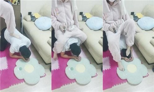 小仙女本仙 | 裸足深喉恋足舔 踩踏