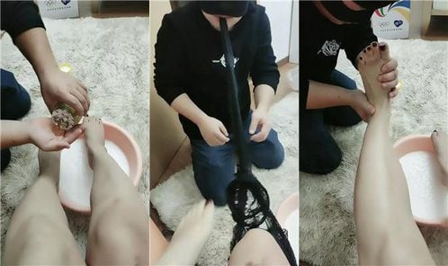 御妈大大 | 下跪伺候沐足 抽耳光 喝洗脚奶